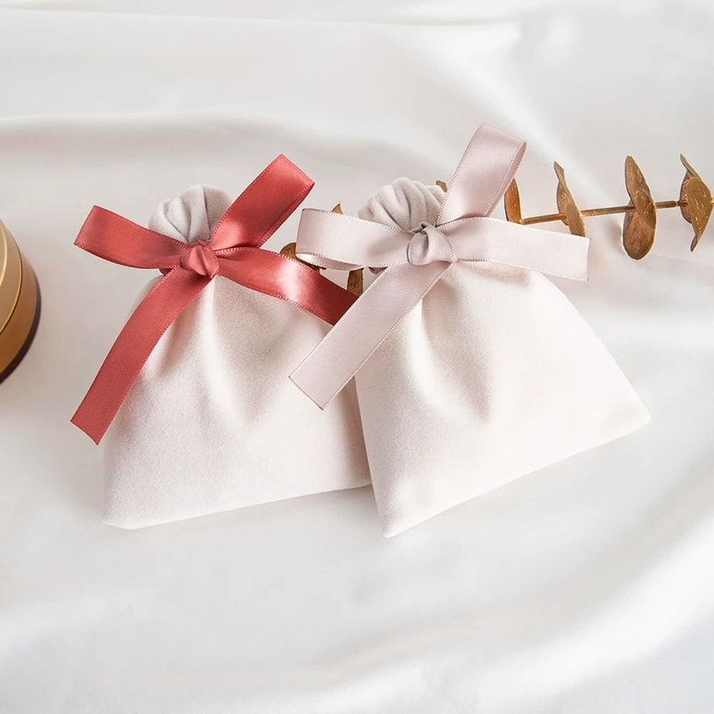 Velvet Jewelry Bags 10 Pcs Suede Gift Packaging 4