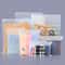 Customized Logo Frosted Zipper Bags 50 Pcs Professional Packaging 5
