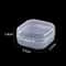 Transparent Mini PP Square Storage Boxes 5 Pcs MultiPurpose Organizers 1