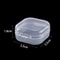 Transparent Mini PP Square Storage Boxes 5 Pcs MultiPurpose Organizers 1
