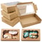 Kraft Paper Window Gift Boxes 10 Pcs MultiPurpose Packaging 3