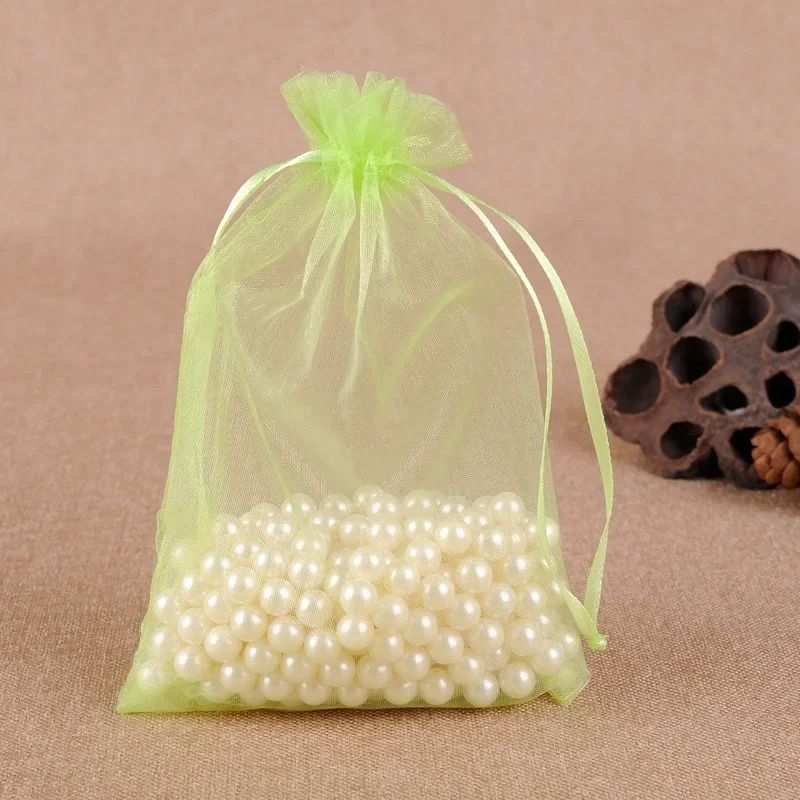 Elegant Drawstring Jewelry Pouches 50 Pcs Gift Party Bags 6