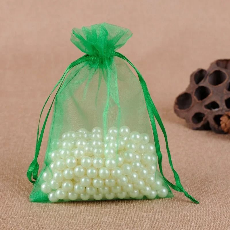 Elegant Drawstring Jewelry Pouches 50 Pcs Gift Party Bags 16