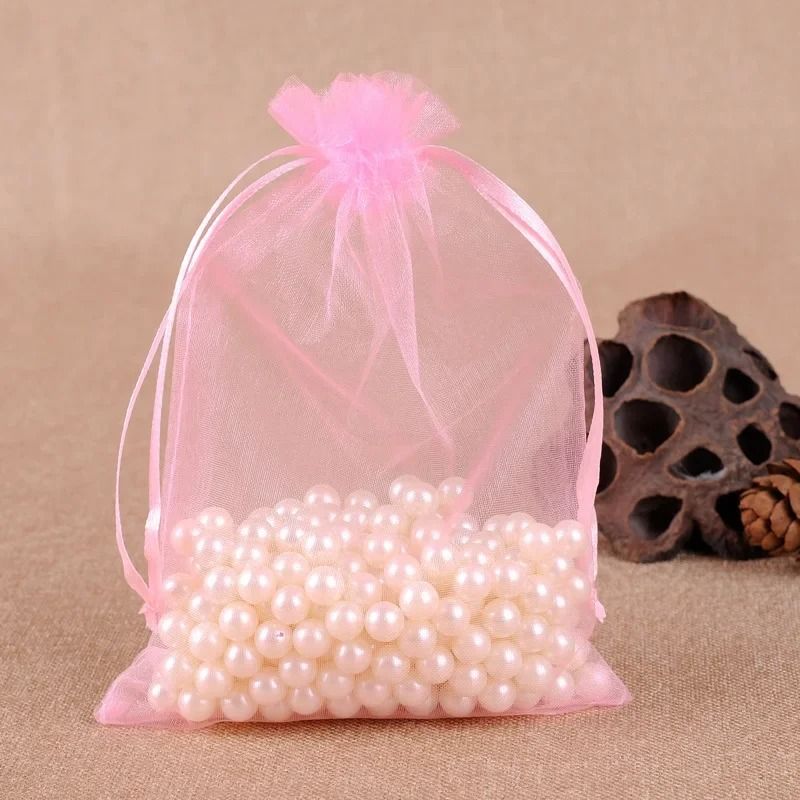 Elegant Drawstring Jewelry Pouches 50 Pcs Gift Party Bags 22