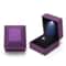 LED Lighted Jewelry Box Heart Square Velvet Proposal Cases 6