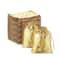 Metallic Gold Drawstring Pouches 50 Pcs Small Business Gifting Supplies 0