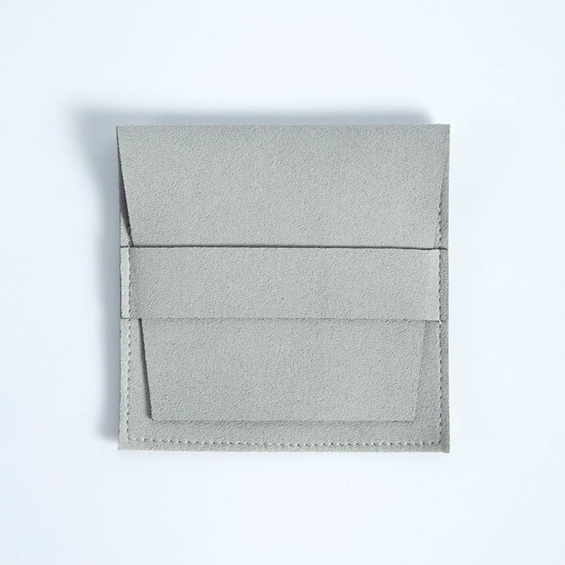 Microfiber Suede Jewelry Pouches 5 Pcs Premium Envelope Flap Bags 9