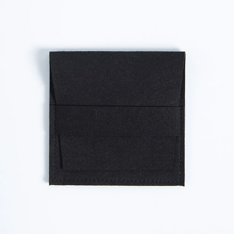 Microfiber Suede Jewelry Pouches 5 Pcs Premium Envelope Flap Bags 15