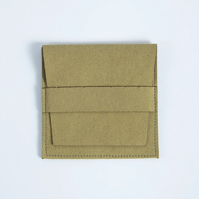 Microfiber Suede Jewelry Pouches 5 Pcs Premium Envelope Flap Bags 7
