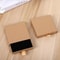 Thick Kraft Paper Drawer Jewelry Box Minimalist Storage Case With Sponge Insert 13