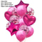 Rose Gold Confetti Balloon Set 14 Pcs Birthday Wedding Party Decorations 11