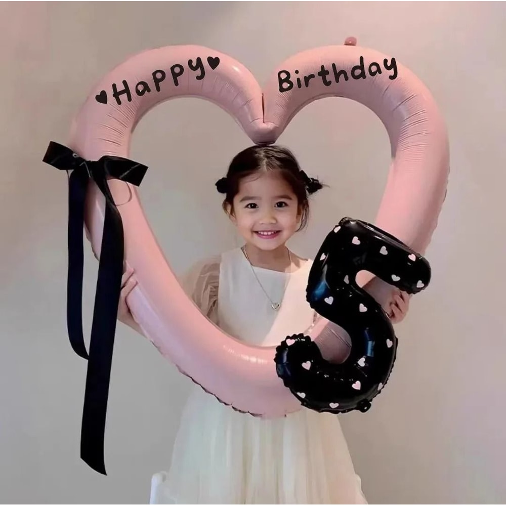 40Inch HollowOut Love Heart Balloon Giant Romantic Party Ornament 0