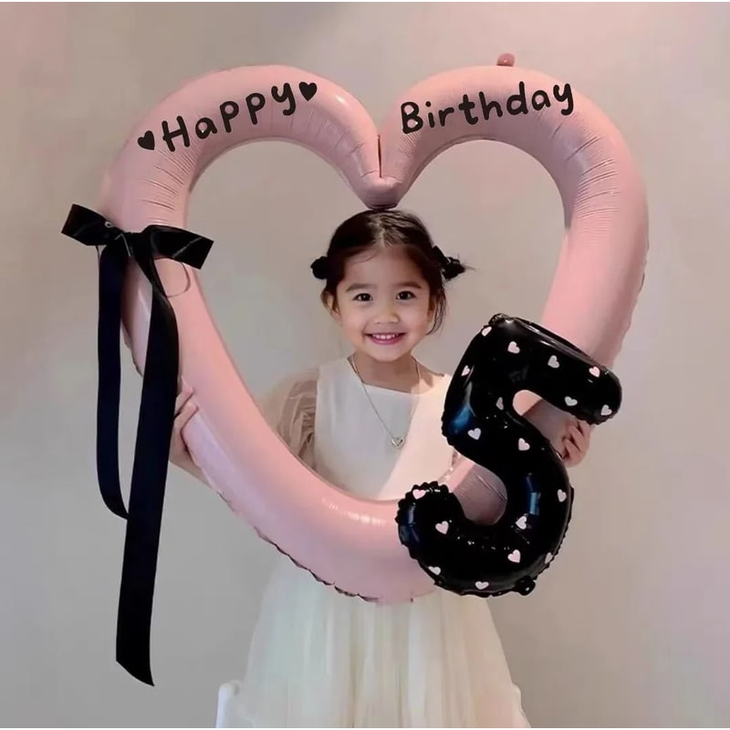 40Inch HollowOut Love Heart Balloon Giant Romantic Party Ornament 0