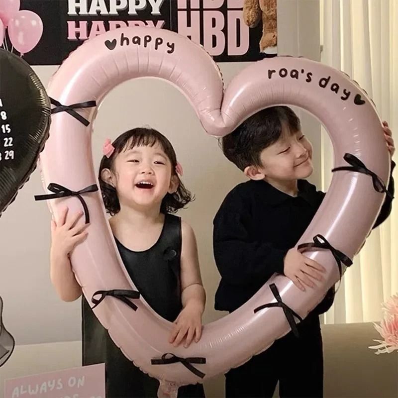 40Inch HollowOut Love Heart Balloon Giant Romantic Party Ornament 3