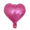 Heart Foil Balloon Set 10 Pcs Romantic Decor Supplies 15