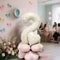 Cream White Number Balloon Set Elegant 40Inch Milestone Decor 4