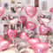 18Inch Heart Foil Balloons 10 Pcs Romantic Atmosphere Set 0