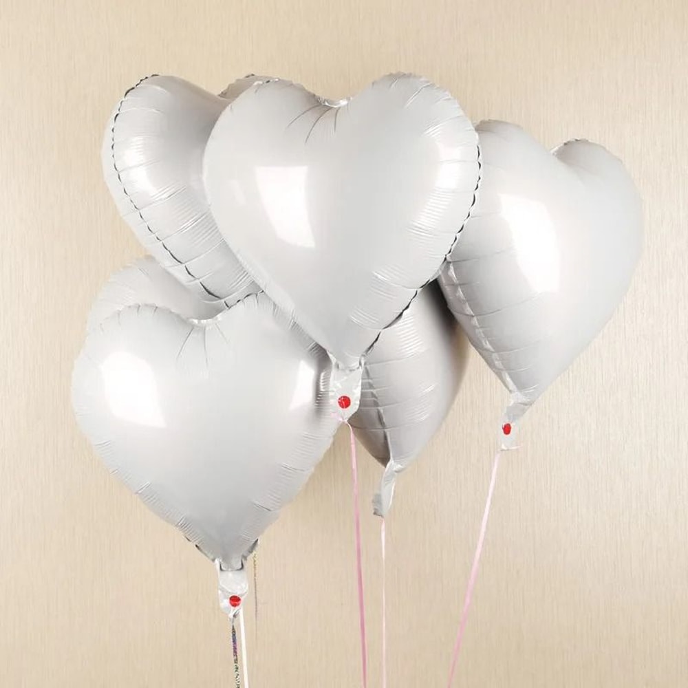 18Inch Heart Foil Balloons 10 Pcs Romantic Atmosphere Set 10