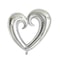 40Inch Giant Hook Heart Foil Balloon Interlocking Romantic Decor 2