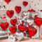 Heart Shape Foil Balloon Set 10 Pcs Premium Marriage Party Decor 1