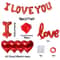 I LOVE YOU Balloon Petal Set Ultimate Romantic Proposal Kit 6
