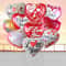 I LOVE YOU Heart Foil Balloons 10 Pcs Premium Romantic Decor 0