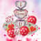 I LOVE YOU Heart Foil Balloons 10 Pcs Premium Romantic Decor 5