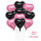 I LOVE YOU Heart Foil Balloons 10 Pcs Premium Romantic Decor 7