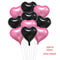 I LOVE YOU Heart Foil Balloons 10 Pcs Premium Romantic Decor 7