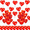 18Inch Red Love Heart Foil Balloons 10 Pcs Classic Romantic Decor 4