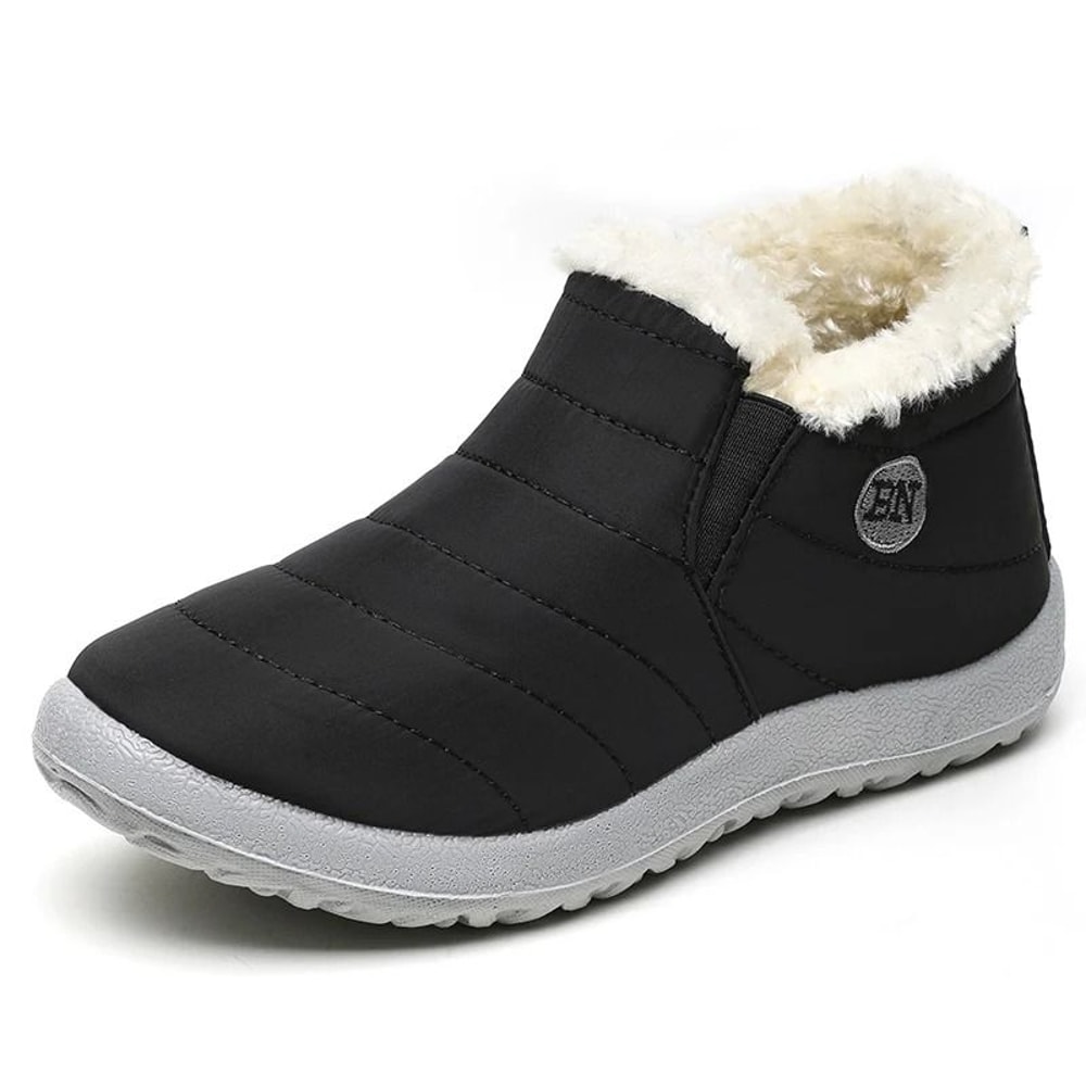 Womens Waterproof Winter Snow Boots Plush FurLined Ankle Boots 3