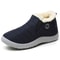 Womens Waterproof Winter Snow Boots Plush FurLined Ankle Boots 6