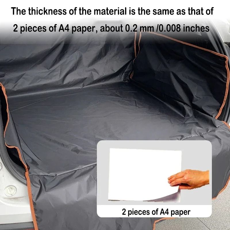 Universal Waterproof SUV Cargo Liner HeavyDuty Trunk Protection 5