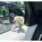 CarMounted Bunny Floral Ornament Healing Mini Vase Car Fragrance 4
