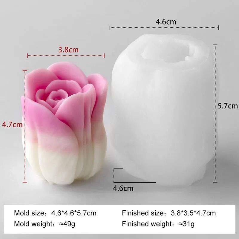 DIY Tulip Silicone Mold Versatile Handmade Crafting Baking Tool 11