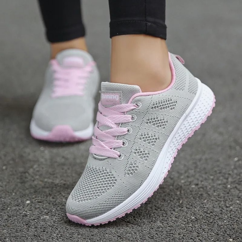 Womens Breathable Mesh Sneakers Fashion Casual Walking Shoes 9