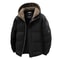 Mens Winter Hooded Parka Windproof Thickened Outdoor Coat 0