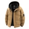 Mens Winter Hooded Parka Windproof Thickened Outdoor Coat 2