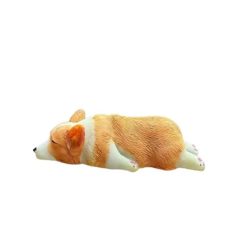 Mini Corgi Car Dashboard Ornament Exquisite Resin Puppy Decor 5