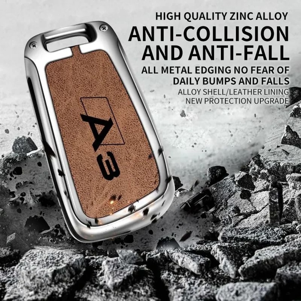 Zinc Alloy Key Cover HighEnd Protection For Audi A3 20142017 1