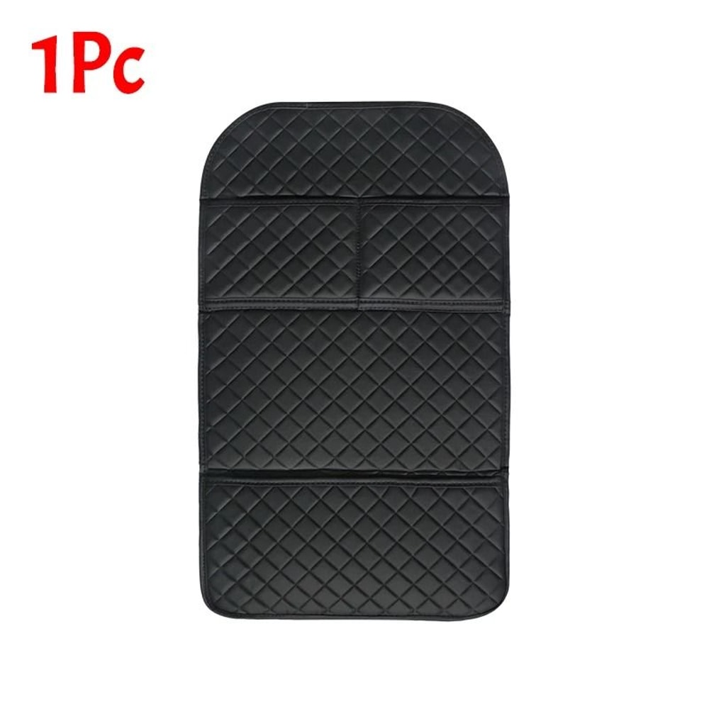 Car AntiKick Pad Premium PU Leather Seat Back Protector 5