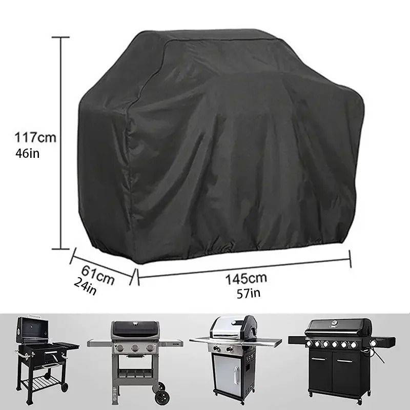 BBQ Gas Grill Cover UV Protective Durable Furniture Shield 3