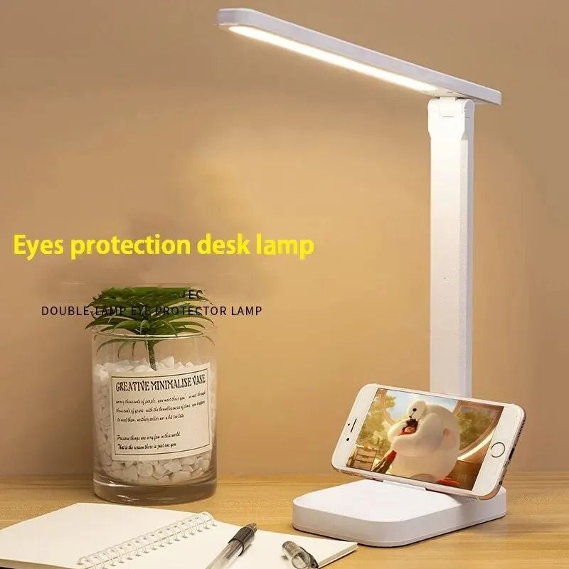 LED Foldable Desk Lamp EyeCare Reading Bedside Night Light 3
