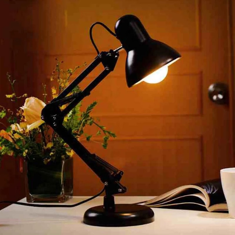 Vintage LED Clamp Lamp Folding Studio Nail Manicure Light 0