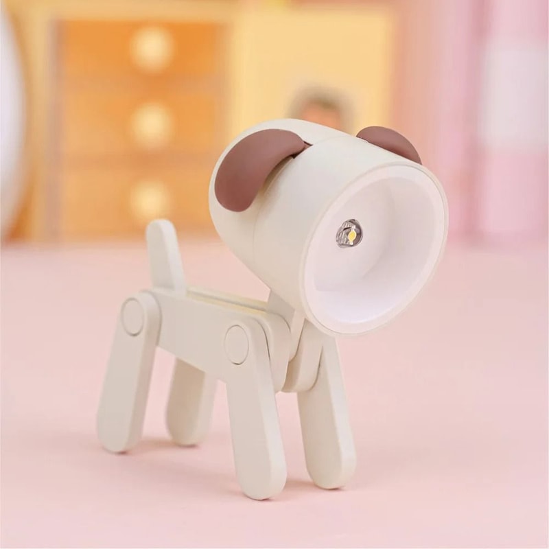 Cute Pet Mini LED Night Light Portable Folding Animal Lamp 10