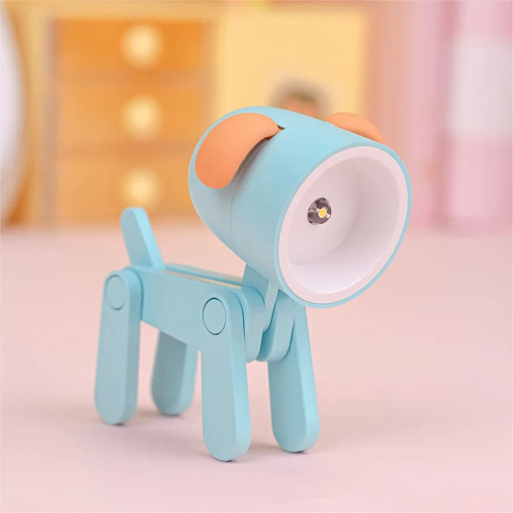 Cute Pet Mini LED Night Light Portable Folding Animal Lamp 7