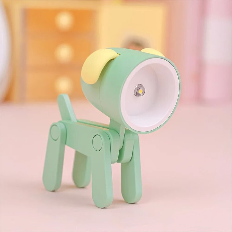 Cute Pet Mini LED Night Light Portable Folding Animal Lamp 8