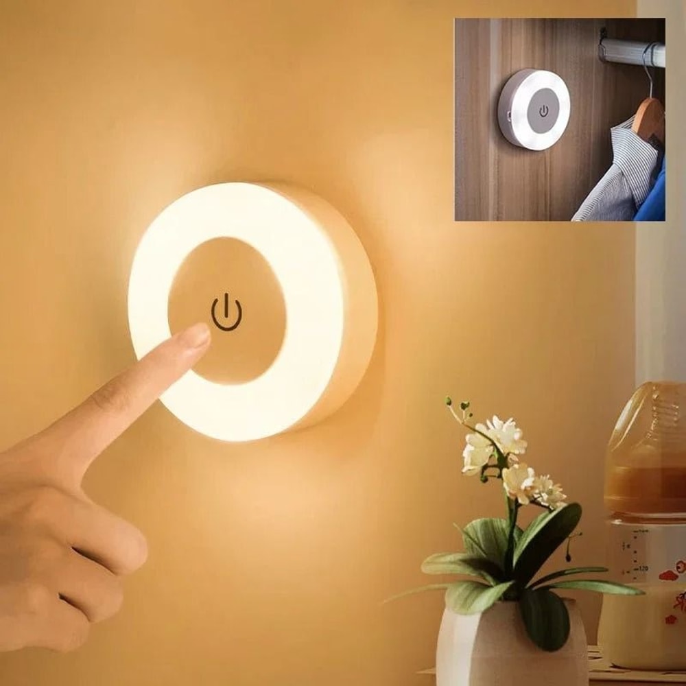 Portable LED Rechargeable Night Light Modern Home Decor Lamp 2