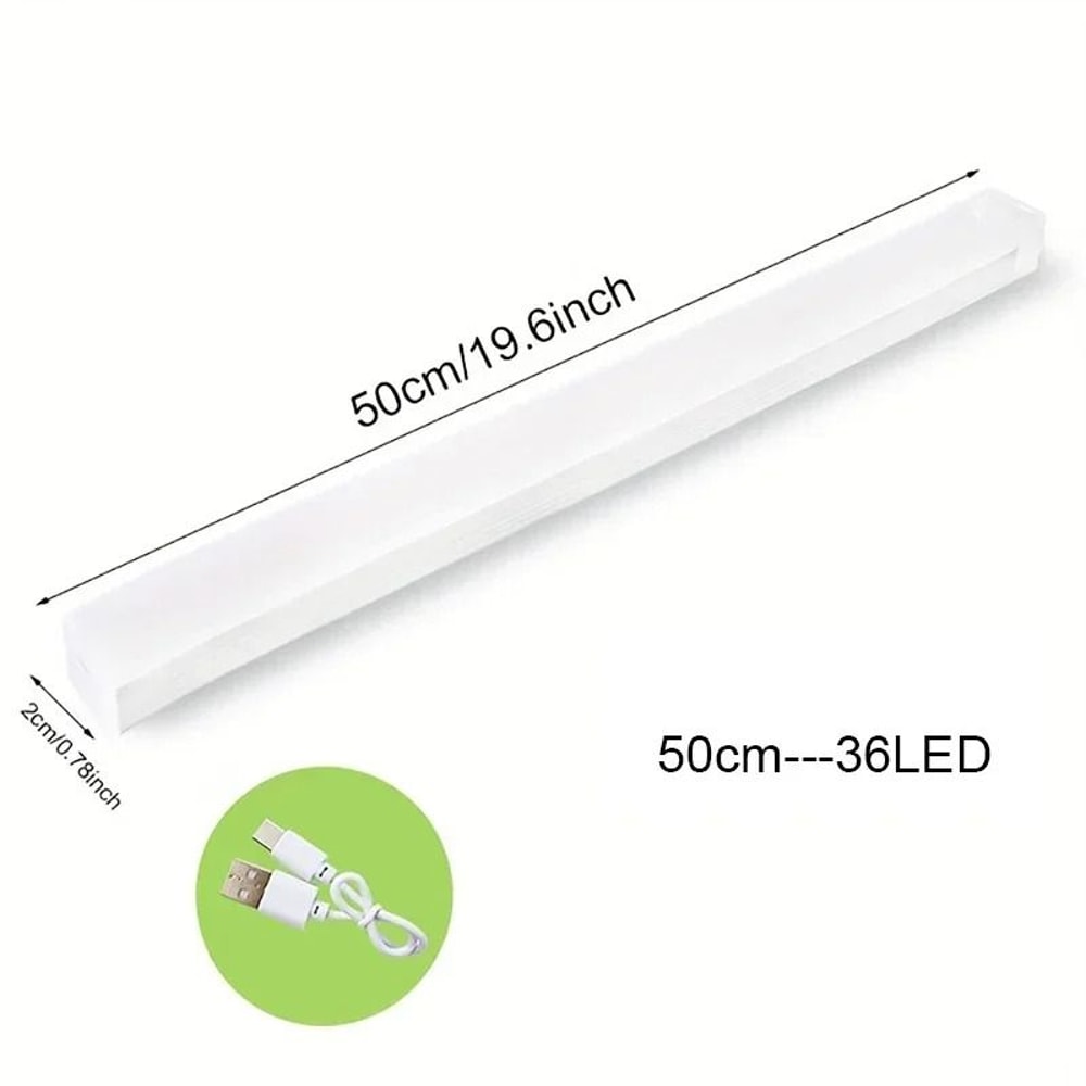 Wireless Motion Sensor LED Light Bar Smart Cabinet Wardrobe Lighting 5