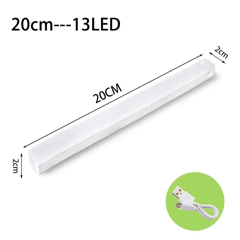 Wireless Motion Sensor LED Light Bar Smart Cabinet Wardrobe Lighting 7